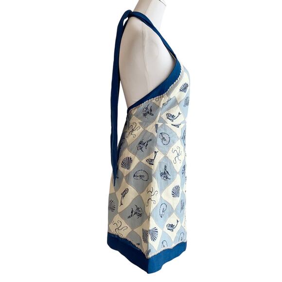 Alemais Pia printed linen minidress US 4 - Picture 7 of 10